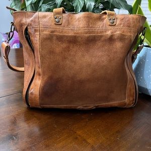 BED STU LEATHER/SUEDE HANDBAG